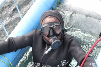 Shark cage diving with scuba is the Ultimate Shark Cage Dive Experience