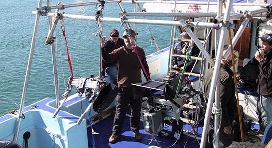 filming the sharks